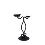Libby Candlestick | Handcrafted Dual-Arm Metal Candle Holder for Elegant Decor - Image 5