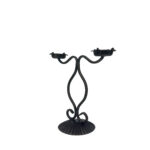 Libby Candlestick | Handcrafted Dual-Arm Metal Candle Holder for Elegant Decor - Image 3