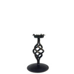 Pinecone Candlestick | Handcrafted Metal Spiral Design Candle Holder for Rustic Decor - Image 3