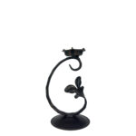 Verdant Candlestick | Handcrafted Metal Leaf Design Candle Holder for Botanical Decor - Image 4