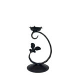 Verdant Candlestick | Handcrafted Metal Leaf Design Candle Holder for Botanical Decor - Image 3