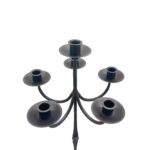 Hand Forged Iron Floor Candelabra 44.5" (113cm) Antique Copper Patina 6-Arm Grand Cluster Candle Holder Decor - Image 5