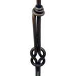 Hand Forged Iron Floor Candelabra (110cm) Hercules Knot Double Stem - Antique Copper or Gold Finish - Image 9