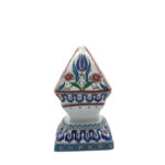 Handmade Ceramic "Newel Post Finial" (Tırabzan) Art Object (10cm) Traditional Ottoman Architectural Form - Solid Decorative Sculpture - Image 5