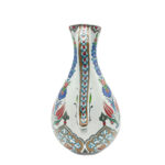 Handmade Ceramic "Ibrik" Pitcher Vase (25cm) - Red Tulip & Blue Hyacinth Pattern - Traditional Turkish Ewer - Image 7