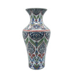 Handmade Ceramic Monumental Floor Vase (50cm) - Elaborate Ottoman Medallion Pattern - Grand Statement Decor - Image 5