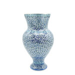Handmade Ceramic "Masrapa" Pitcher (25cm) - Classic Blue Golden Horn (Halic) Pattern - Traditional Ottoman Art - Image 7