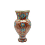Handmade Ceramic "Masrapa" Pitcher (25cm) - Classic Iznik Fish Scale Pattern - Warm Terracotta Decor - Image 6