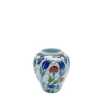 Handmade Ceramic "Kupecik" Ginger Jar (20cm) - Classic Iznik Tulip & Carnation Pattern - Lidded Home Decor - Image 8