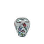 Handmade Ceramic "Kupecik" Ginger Jar (20cm) - Vibrant Spring Garden Pattern - Lidded Home Decor - Image 7