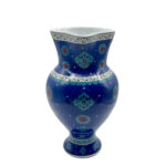 Handmade Ceramic Pitcher (25cm) - Deep Blue "Fish Scale" Pattern - Iznik Jug with Handle - Image 5