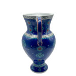 Handmade Ceramic Pitcher (25cm) - Deep Blue "Fish Scale" Pattern - Iznik Jug with Handle - Image 8