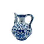 Handmade Ceramic Ewer Pitcher (20cm) Classic Blue and White Floral - Image 7