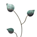 Hand-Forged Wrought Iron Fireplace Screen (Single Panel) Decorative Leaf Design Spark Guard - Image 6