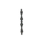 Hand-Forged Wrought Iron Door Pull (Gold Patina) Ornate Classical Entry Hardware