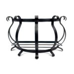 Hand Forged Wrought Iron Planter Basket (Available in Gold or Copper Patina) Wall Mounted Flower Holder