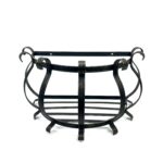 Hand Forged Wrought Iron Planter Basket (Available in Gold or Copper Patina) Wall Mounted Flower Holder - Image 13