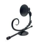 Hand Forged Wrought Iron Wall Sconce Candelabra (Aged Iron) Single Pillar Candle Holder - Image 11