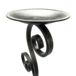 Hand Forged Iron Candle Holder 21" (53cm) Antique Patina Finish Sculptural Centerpiece - Image 6