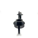 Hand Forged Iron Heart Motif Candelabra 12" (30cm) Antique Patina Finish Symmetrical Centerpiece - Image 7