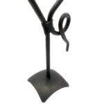 Handmade Iron Heart Sculpture 31cm Antique Patina Decorative Tabletop Art Figurine - Image 9