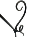 Handmade Iron Heart Sculpture 31cm Antique Patina Decorative Tabletop Art Figurine - Image 4