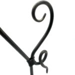 Handmade Iron Heart Sculpture 31cm Antique Patina Decorative Tabletop Art Figurine - Image 4