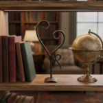 Handmade Iron Heart Sculpture 31cm Antique Patina Decorative Tabletop Art Figurine - Image 5