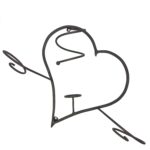 Handmade Wrought Iron Wall Mounted Wine Rack and Glass Holder 54cm Antique Patina Decorative Home Bar Display