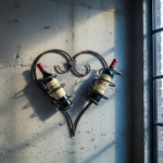 Handmade Wrought Iron Heart Wall Mounted Wine Rack 39cm Antique Patina Decorative Bottle Holder - Image 5