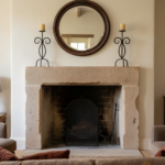 Hand Forged Iron Candle Holder 16" (40cm) Antique Patina Finish Single Plate Symmetrical Scroll Centerpiece - Image 5