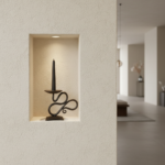 Hand Forged Iron Candlestick 6.7" (17cm) Dark Aged Iron Scalloped Centerpiece - Image 5