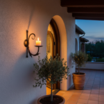 Hand Forged Wrought Iron Wall Sconce Candelabra (Aged Iron) Single Pillar Candle Holder - Image 8