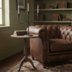 Hand Forged Iron Candelabra 17" (43cm) Antique Patina Finish 3 Light Relief Texture Centerpiece - Image 2