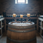 Hand Forged Iron Candelabra 19" (48cm) Antique Patina Finish Slender Vertical Centerpiece - Image 5