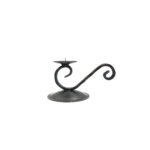 Handmade Wrought Iron Abstract Desk Sculpture 12cm Antique Patina Decorative Art Object - Image 5