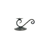 Handmade Wrought Iron Abstract Desk Sculpture 12cm Antique Patina Decorative Art Object - Image 6