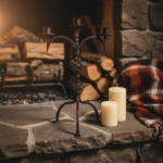 Hand Forged Iron Candelabra 24.5" (62cm) Bronze Electrostatic Finish Grand Tabletop Centerpiece - Image 5