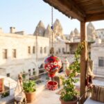 Hand Painted Ceramic Cappadocia Hot Air Balloon Ornament Red L 7cm Traditional Turkish Tile Art Hanging Decor - Image 2