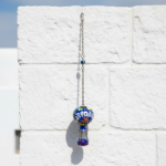 Hand Painted Ceramic Cappadocia Hot Air Balloon Ornament Navy Blue M 5cm Traditional Turkish Tile Art Hanging Decor - Image 4
