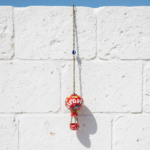Hand Painted Ceramic Cappadocia Hot Air Balloon Ornament Red M 5cm Traditional Turkish Tile Art Hanging Decor - Image 4