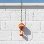 Hand Painted Ceramic Cappadocia Hot Air Balloon Ornament Orange M 5cm Traditional Turkish Tile Art Hanging Decor - Image 4