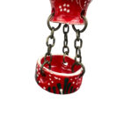 Hand Painted Ceramic Cappadocia Hot Air Balloon Ornament Red S 3cm Traditional Turkish Tile Art Hanging Decor - Image 6