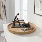 Hand Forged Iron Campfire Figure Tealight Candle Holder 20cm Antique Patina Cozy Home Decor - Image 4