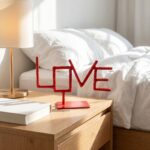 Hand Forged Iron LOVE Sign Red Decorative Object 23cm Modern Romantic Decor - Image 5