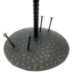 Hand Forged Wrought Iron Cactus Sculpture 27cm Industrial Desert Decor - Image 4
