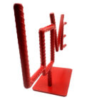 Hand Forged Iron LOVE Sign Red Decorative Object 23cm Modern Romantic Decor - Image 4