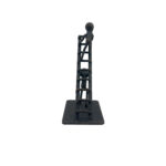 Hand Forged Iron Teamwork Sculpture 16cm Climbing Figures Antique Patina Modern Home Decor - Image 7
