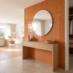 EDC-0 Solid Warm Terracotta 20x20 Ceramic Wall Tile - Image 2