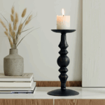 Nocturne Candlestick | Handcrafted Metal Candle Holder for Romantic Decor